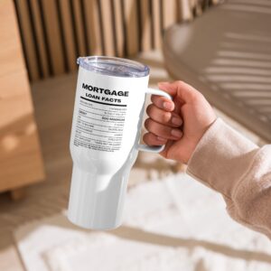 Travel mug with a handle